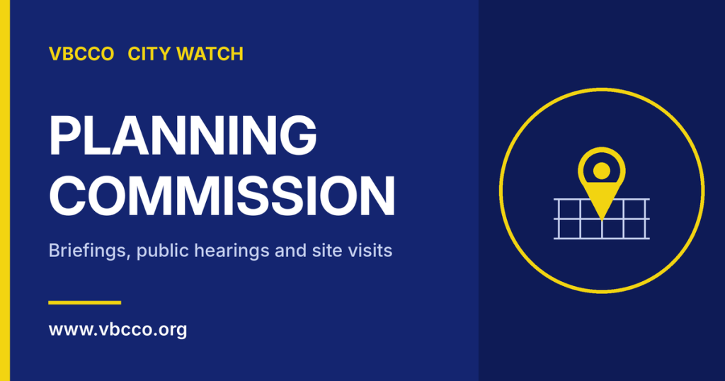 VBCCO City Watch: Planning Commission